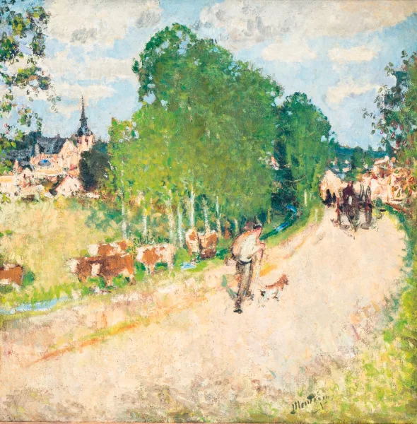 Pierre Eugène Montézin — Entrée de Bessé-sur-Braye, (Sarthe)