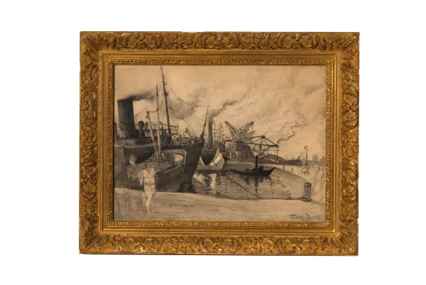Frank Myers Boggs — Vue de docks