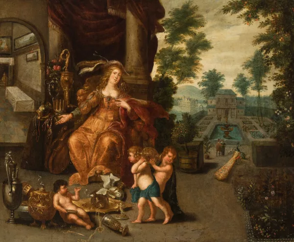 Brueghel, Jan, d.J. — Umkreis Allegorie des weltlichen Reichtums