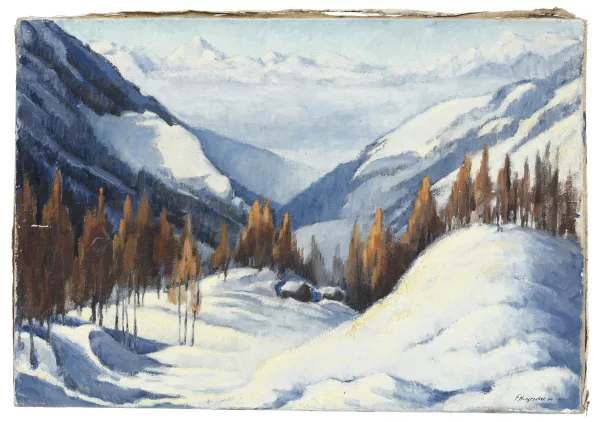 FRÉDY HUNGRECKER — Chalet en montagne