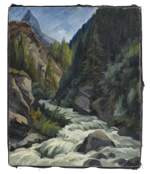 FRÉDY HUNGRECKER — Rivière de montagne