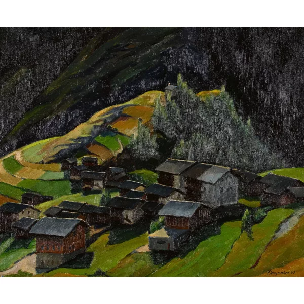 FRÉDY HUNGRECKER — "La Sage (Valais)".