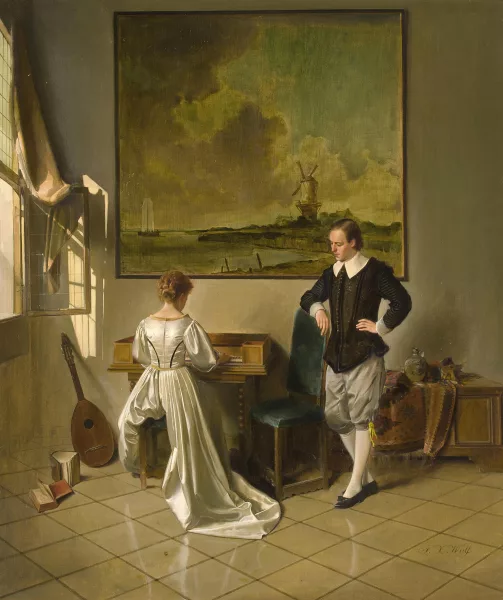 Wolf, Franz Xaver — Die Musikstunde
