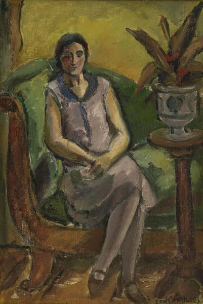 Jules Cavaillès — "Femme assise",