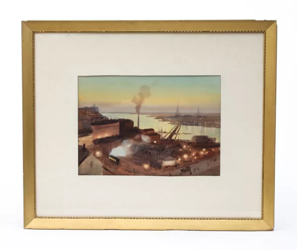 Albert Nikolaïevich BENOIS — Une ville à l'aube