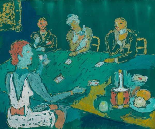 Fikret Saygi Mualla — A la table de jeux