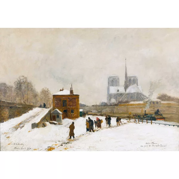 ALBERT MARIE LEBOURG — "Notre-Dame. Vue prise du Pont de la Tournelle".