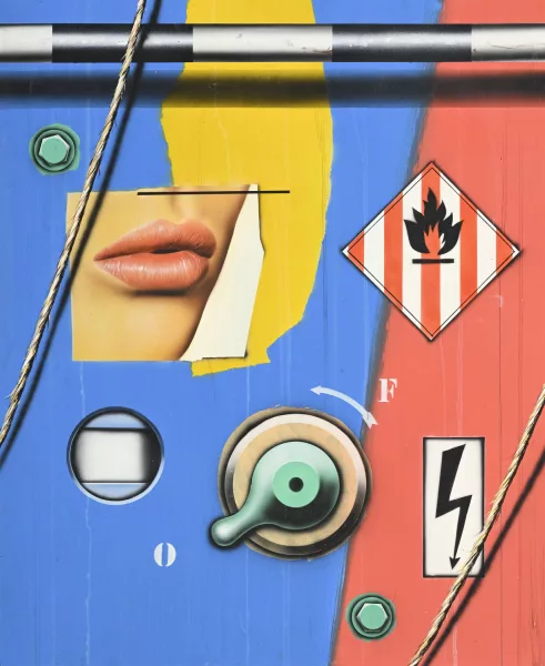 Peter Klasen — "Bouche/Haute tension",