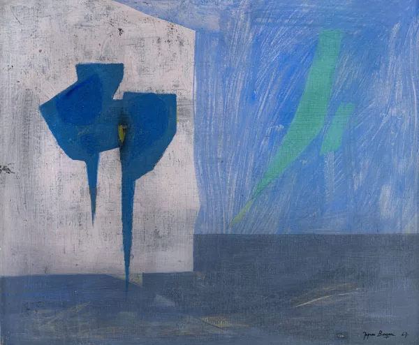 Jacques Berger — Peinture bleue n14,