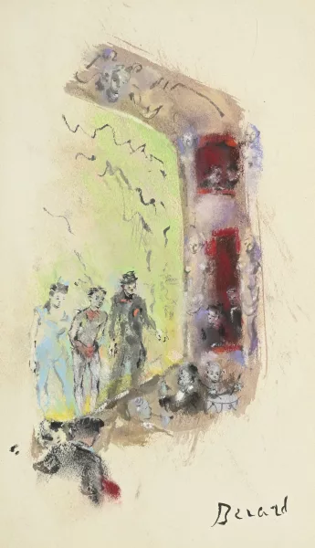 Christian Bérard — "La scène"