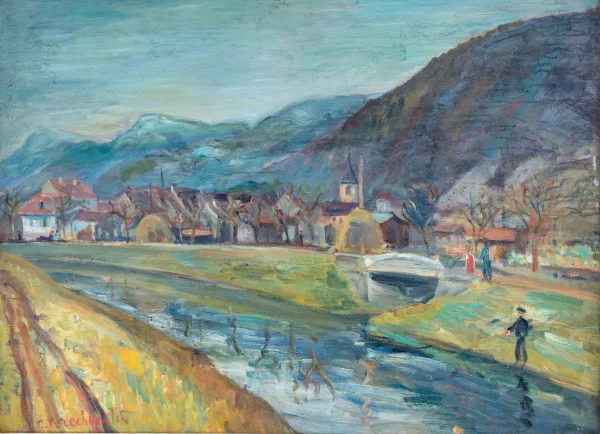Constantin Terechkovitch — Veduta di Villeneuve