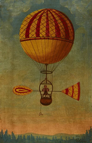 Hector Trotin — Maschine volante avec ballon