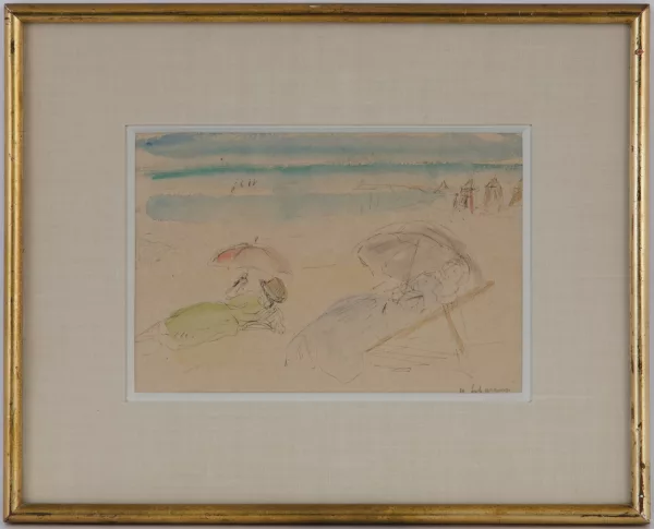 Henri Lebasque — Scène de plage,