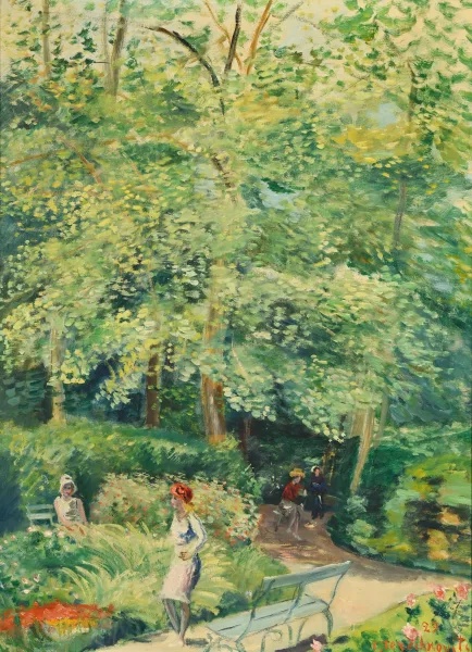 Constantin Terechkovitch — Femmes au jardin