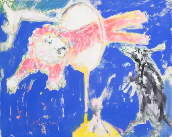 Bernard Lorjou — Bernard Lorjou (1908-1986), Scène de cirque au lion