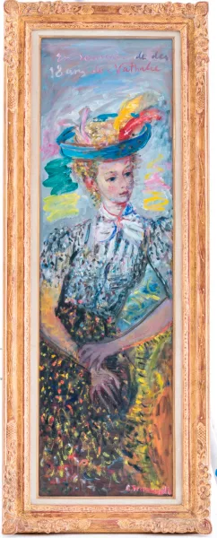 Constantin Terechkovitch — Portrait de Nathalie à 18 ans