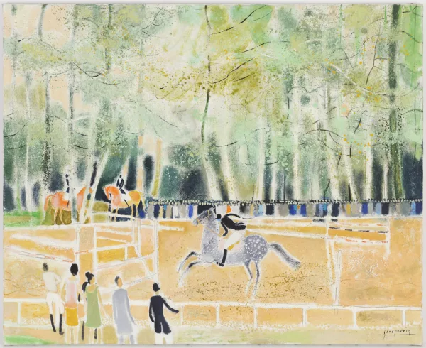 Claude Grosperrin — Concours hippique à la Houssaye"