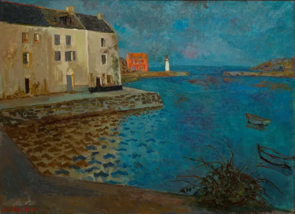 Christian Caillard — Vue d'un port