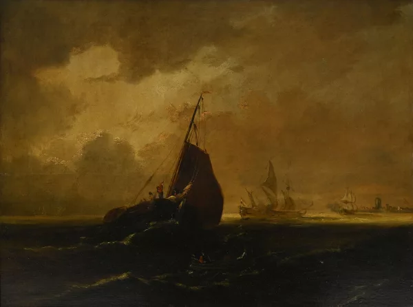 Ludolf Bakhuizen — Suiveur de Ludolf I Backhuysen — Marine