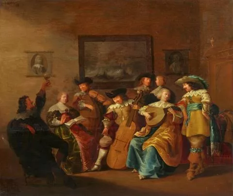 Antonie Palamedesz — Musizierende Gesellschaft