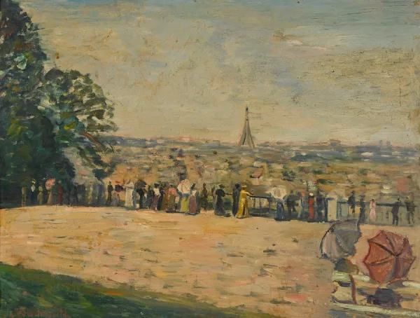 Constantin Terechkovitch — Vue de Paris,