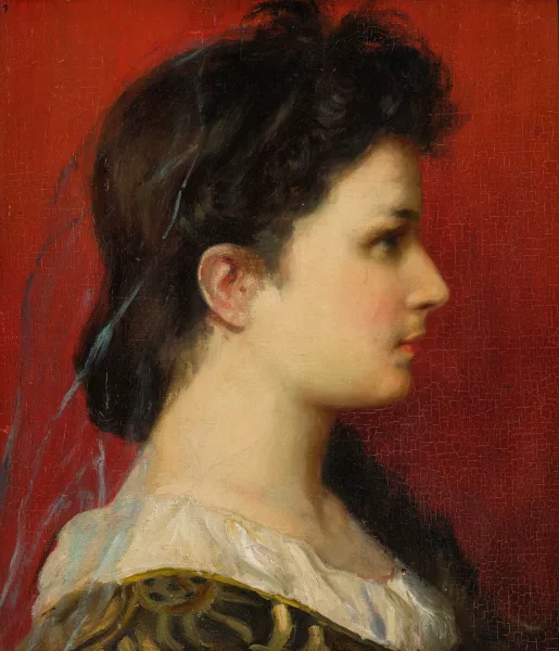 Carolus-Duran — Attribué à Emile Auguste Carolus-Duran — Portrait de femme,