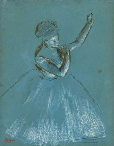 Edgar Degas — "Danseuse vue de profil"