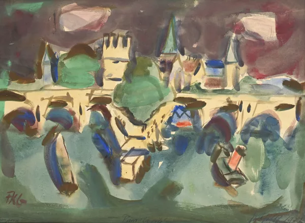 Friedrich Karl Gotsch — Paris, la Cité