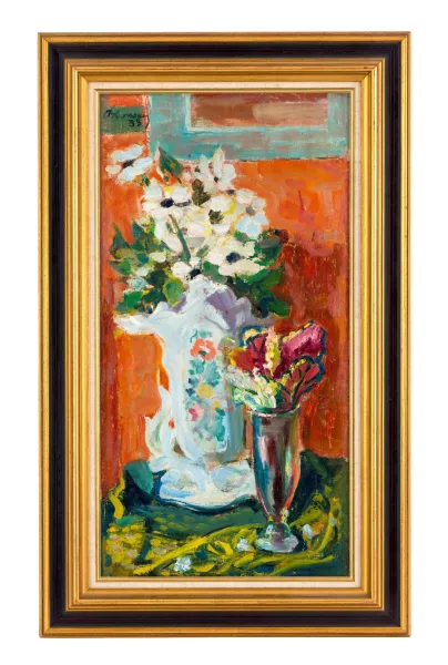 Roger Limouse — Vase de fleurs,