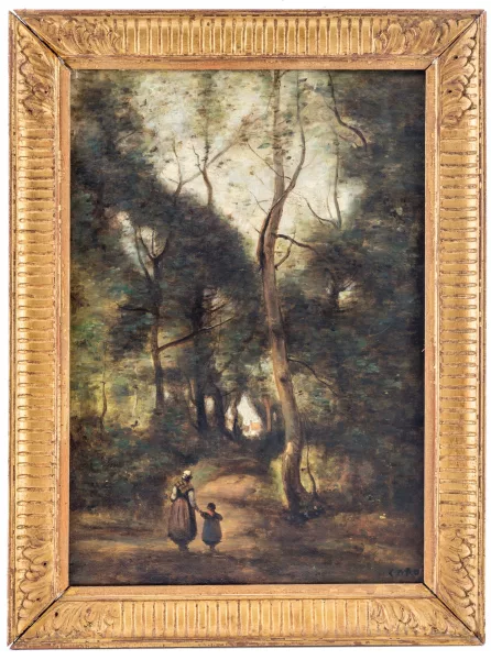 Jean-Baptiste Camille Corot — D’après Camille Jean-Baptiste Corot — Sentier de forêt",