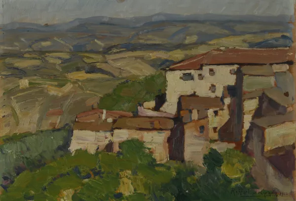 Raffaele De Grada — San Gimignano, 1914