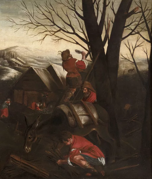 Jacopo Bassano — D’après Jacopo da Ponte Bassano — "L'hiver",