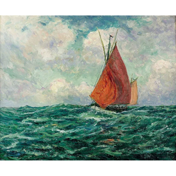 Maxime Maufra — "Thonier en mer".