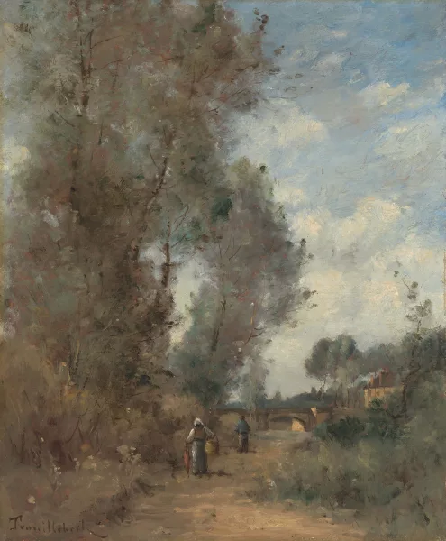 Paul Désiré Trouillebert — Le Pont de Chatou (Seine)