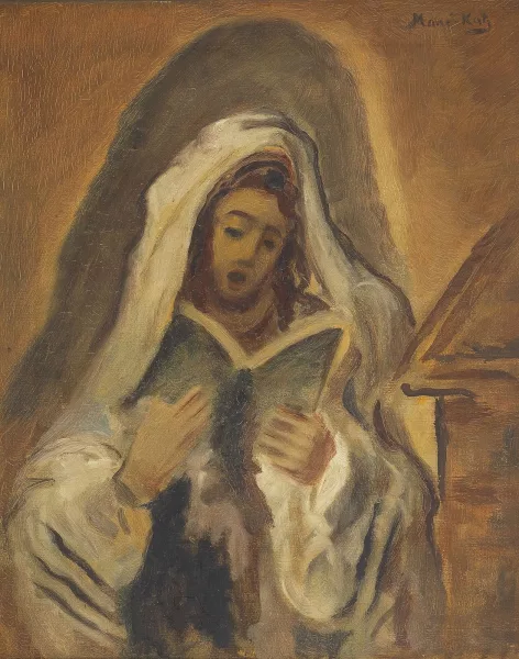 Emmanuel Mané-Katz — Prophète lisant