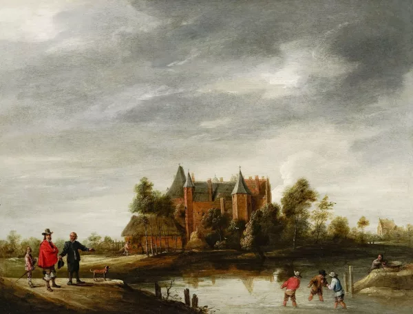 Thomas van Apshoven — Attribué à Thomas Apshoven — Vue du château