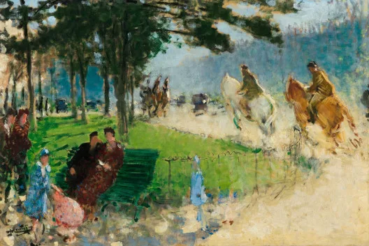 Pierre Eugène Montézin — Dimanche matin Avenue Foch, um 1937/1938