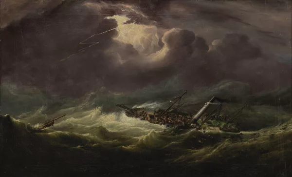 Samuel Walter — Scène de naufrage