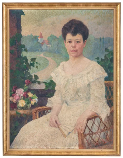 Mirko Rački — Portrait de Ida von Novakovic,