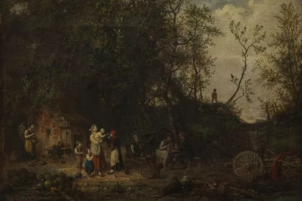 Eduard Seydel — Famille de paysans