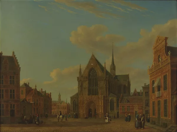 Augustus Wynantz — Vue de Saint-Bavon