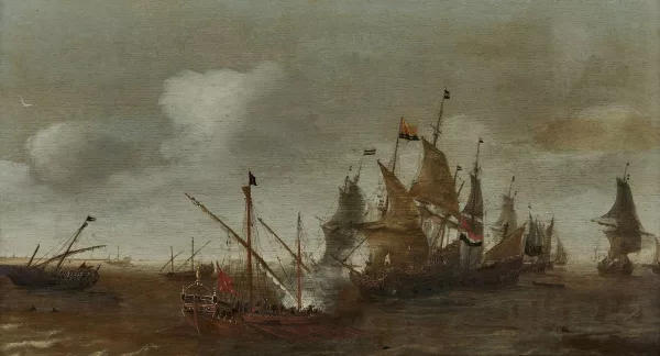 Bonaventura Peeter — Bataille navale