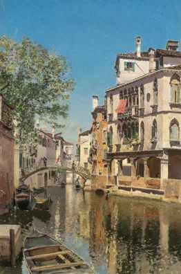 Martín Rico — Kanal in Venedig