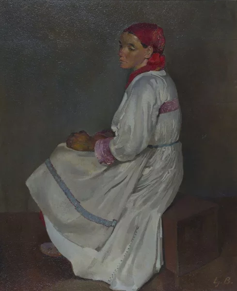 Ljubo Babić — Jeune femme en costume traditionnel