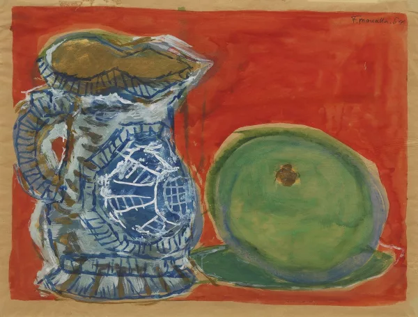 Fikret Saygi Mualla — Nature morte au pot
