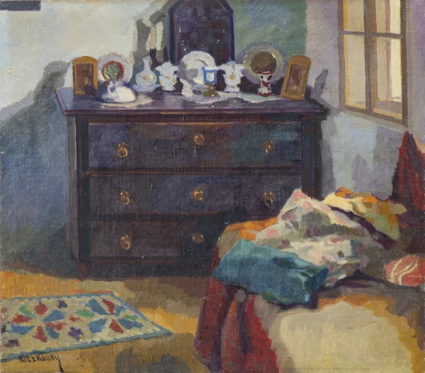 Károly Kiss — Karoly KISS (1889-1953), 'Intérieur', huile