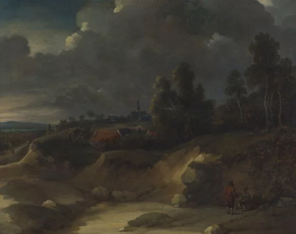 Lodewyk de Vadder — Belebte Landschaft