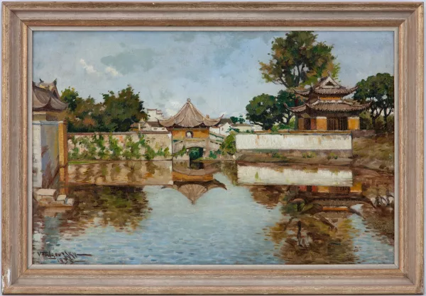 Victor Stepanovich Podgoursky — Plan d'eau à Pékin