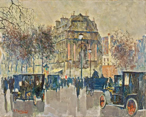 Oswaldo Pinheiro — Paris, Place Saint Michel