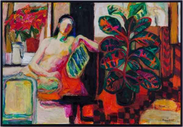 Huguette Baudrot — "Intérieur au croton"
